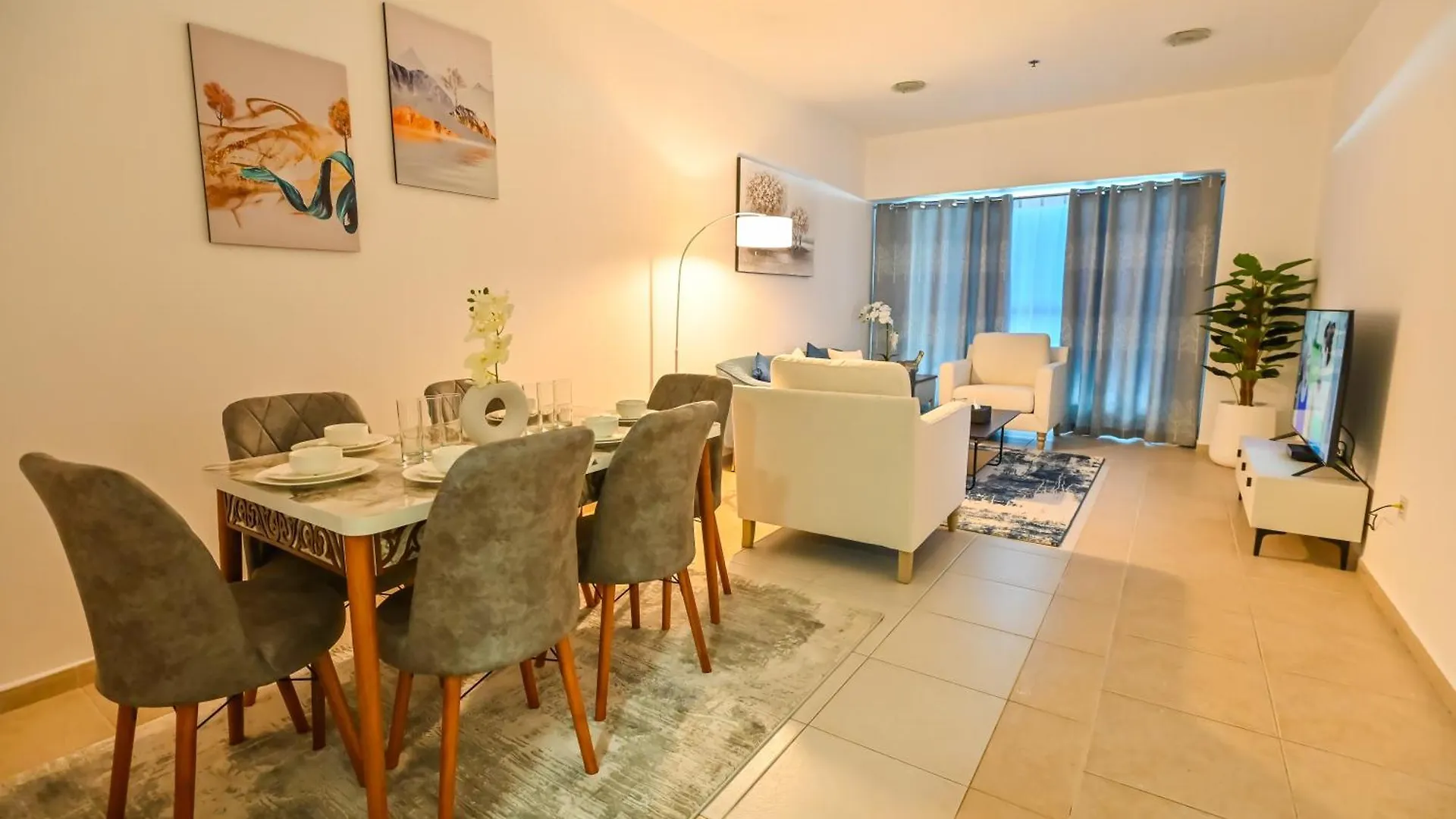 דירות 54 Floor Palm & Sea View Dubai Marina. Lux / New